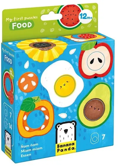 Primul puzzle Banana Panda My First Puzzles - Food, 12 luni+