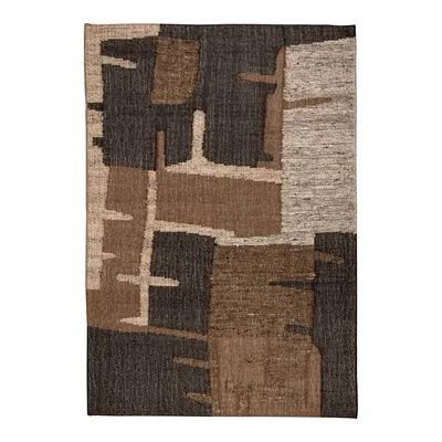 Covor maro din lână 160x230 cm Briton – Dutchbone