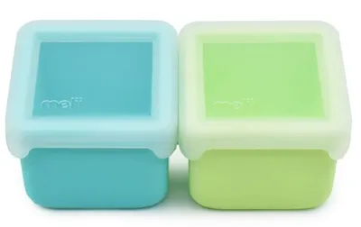 Containere din silicon Melii - 2 bucăți, Blue/Lime