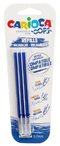 Set de umpluturi Carioca Oops - 3 buc, ștergătoare, blister