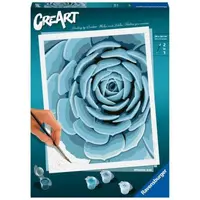 Ravensburger - CreArt pictura pe numere pentru adulti planta suculenta albastra