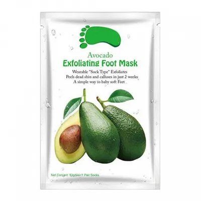 Masca Exfolianta pentru Picioare tip Soseta cu Avocado, Reparare Profunda