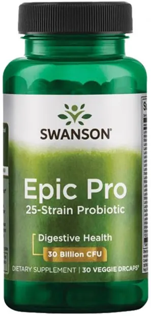 Epic-Pro 25-Strain Probiotic, 30 capsule, Swanson