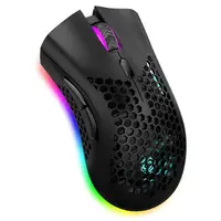 Mouse gaming NewEvo, Wireless, Iluminare RGB, USB, Wireless 2.4 G, FastCharge, Design ergonomic, 2 Butoane Programabile, Negru