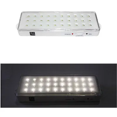 Lampa emergenta nepermanent 19-914/N, 30 LED, 180 lm, autonomie 7 ore Adeleq 19-914/N