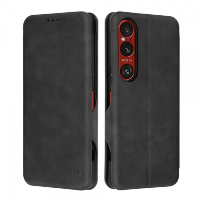 Husa pentru Sony Xperia 1 VI, Techsuit, Safe Wallet Plus, Neagra