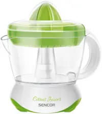 Storcator fructe si legume Sencor - CJ 1051GR, 40W, transparent/verde
