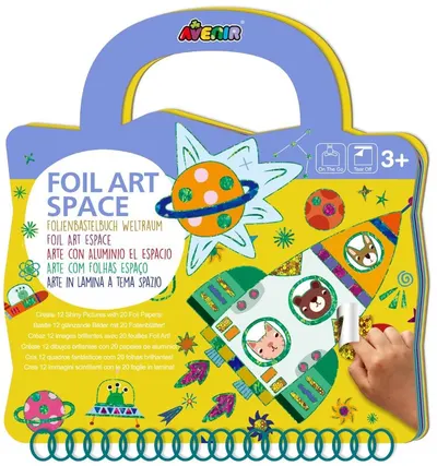 Broșură cu folie colorată pentru aplicație Avenir - Dinozaur
