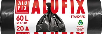 Saci de gunoi ALUFIX - 60 l, 20 buc.