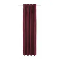 Draperie roșie termoizolantă, dimout (semi-opacă) 135x245 cm Uni – Sehlbach