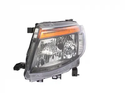 Far fata Stanga (H4, fara motoras, culoare insert: negru, culoare semnalizator: galben) potrivit FORD RANGER