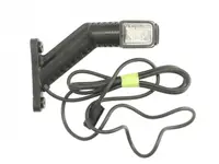 Lumina delimitare dreapta; SUPERPOINT IV, portocaliu rosu alb, LED lungime cablu 2000mm, pe bratul lung, 12 24V (conector: CLICK-IN, SUPERPOINT IV)