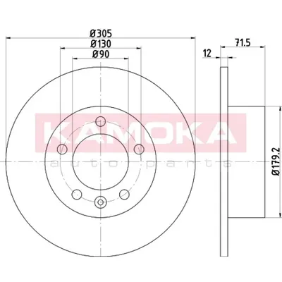 Disc frana KAMOKA 103197