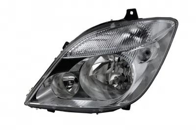 Far fata stanga (H7 PY21W W5W, electric, fara motoras, bec, culoare interior: argintiu, culoare semnalizator: galben) potrivit MERCEDES SPRINTER 3,5-T (B906), SPRINTER 3-T (B906) 01.06