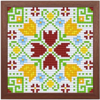 Set creativ cu cadru și pixeli Bright Toys - Broderie bulgară, Elbetitsa, Pixel Classic