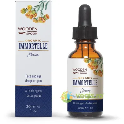 Ser Anti-Aging pentru Toate Tipurile de Ten cu Imortele Bio 30ml