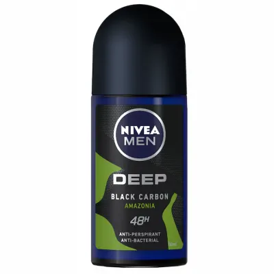 Deodorant roll on Engros Nivea 50ml Men Deep Black Carbon Amazonia