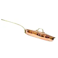 Tigaie din Cupru Ø32cm cu Capac si Maner din Bronz Profesionala