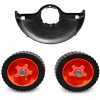 Set 2 Roti pentru Motocositoare pe Baterii 1824, Kit Deplasare si Stabilizare, Montaj Rapid, Compatibil Model 1824