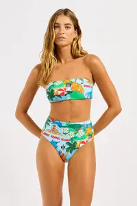 Seafolly chiloți de baie pentru femei High Waisted Pant
