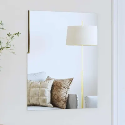 vidaXL Ogledna de perete Dreptunghiular 50 x 60 cm sticlă securizată