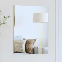 vidaXL Ogledna de perete Dreptunghiular 50 x 60 cm sticlă securizată