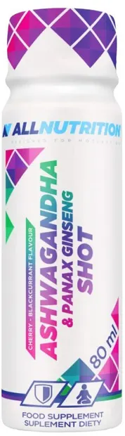 Ashwagandha & Ginseng Shot, 80 ml, AllNutrition