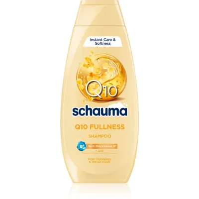 Schwarzkopf Schauma Q10 Fullness șampon pentru păr fin și subțire cu coenzima Q10 400 ml