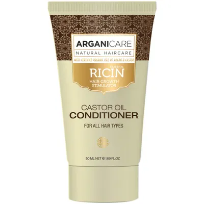 Balsam pentru Stimularea Cresterii Parului cu Ulei de Ricin pentru Toate Tipurile de Par Travel Size 50ml