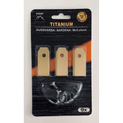 Cutite Robot Tuns Iarba Husqvarna Gardena Tytan, Lungime 43 mm, 9 buc, Everest