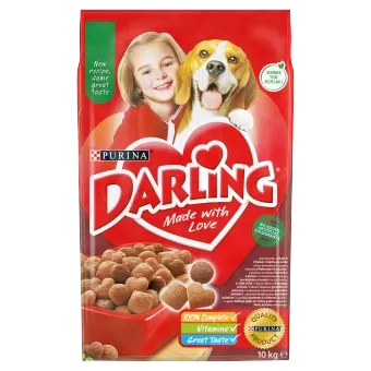Hrana uscata pentru caini Darling cu vita 10 kg