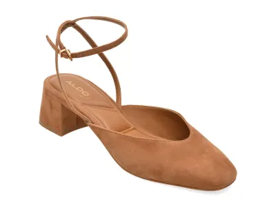 Pantofi eleganti ALDO maro, ELIANIE 210, din piele intoarsa