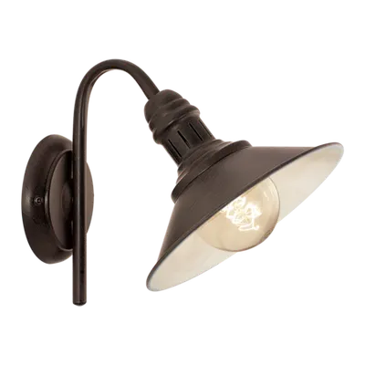 Lampa perete STOCKBURY antique-brown, beige 220-240V,50/60Hz IP20