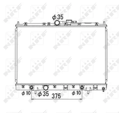 Radiator motor potrivit MITSUBISHI PAJERO PININ I 1.8 2.0