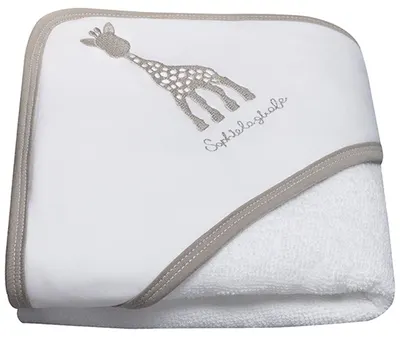 Prosop cu gluga Sophie la Girafe, 75 x 75 cm