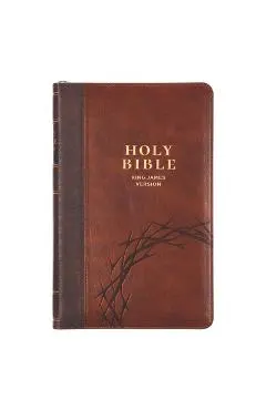 KJV Bible Deluxe Gift Faux Leather, Amazing Grace, Two-Tone W/Zipper Isa. 53:5