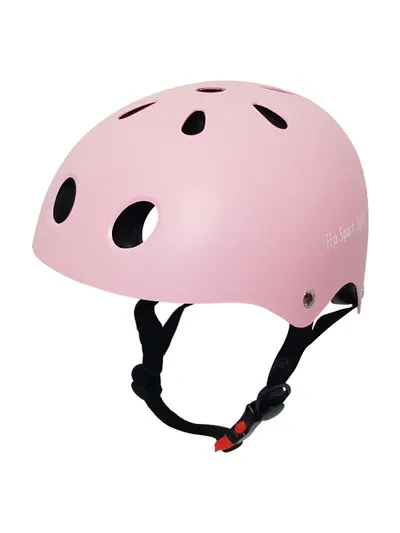 Cască pentru copii pentru bicicletă și skateboard - Roz mat S