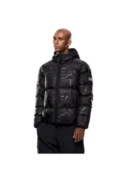 Geaca EA7 Mountain Poly Down Hood 51415 - Negru