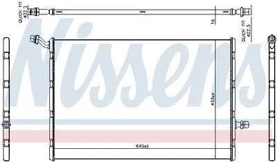 Intercooler potrivit MERCEDES C (A205), C (C205), C T-MODEL (S205), C (W205), E (A238), E ALL-TERRAIN (S213), E (C238), E T-MODEL (S213), E (W213), GLC (C253), GLC (X253) 1.5-Electric 12.13
