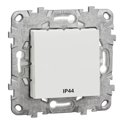 Intrerupator, New Unica, 2 module, IP44, alb