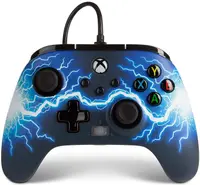 Controller PowerA - Enhanced, cu fir, pentru Xbox One/Series X/S, Arc Lightning
