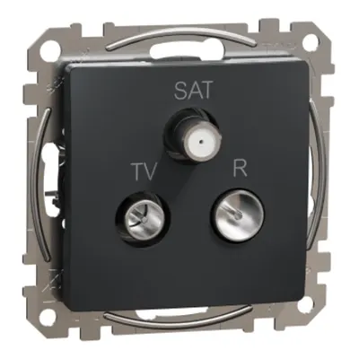 Sedna Design, Priza TV-R-SAT intermediara 10dB, antracit