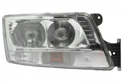 Far dreapta (2 H7 LED PY21W, manual, culoare insert: crom platinat, culoare indicator: transparent) potrivit MAN TGS I, TGX I 10.05