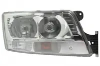 Far dreapta (2 H7 LED PY21W, manual, culoare insert: crom platinat, culoare indicator: transparent) potrivit MAN TGS I, TGX I 10.05-