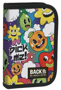 Penar cu rechizite BackUp SW - Fruits, 1 fermoar și 2 aripi