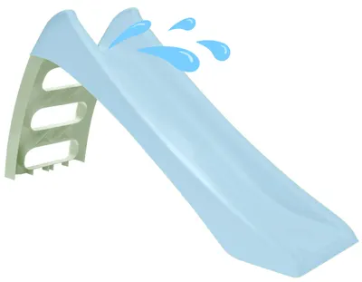 Tobogan Mochtoys - Albastru pastel, 116 cm