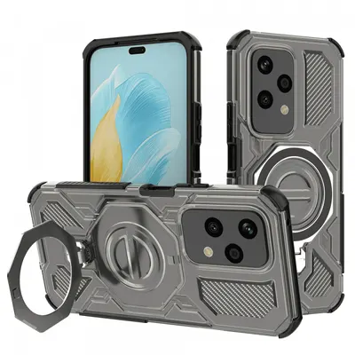 Husa pentru Honor 200 Lite, Techsuit, Carbon Shield Pro, Fumurie