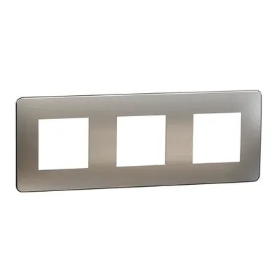 Placa ornament, Unica Studio Metal, trei module, aluminiu