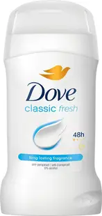 Dove Stick antiperspirant Classic Fresh, 50 ml