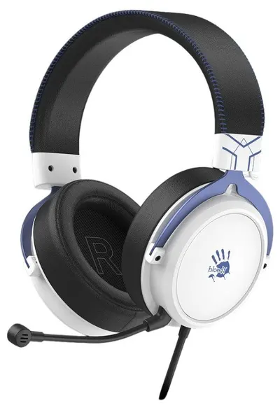 Căști gaming A4Tech Bloody - M590i PS4, Xbox, cu fir, albastru închis